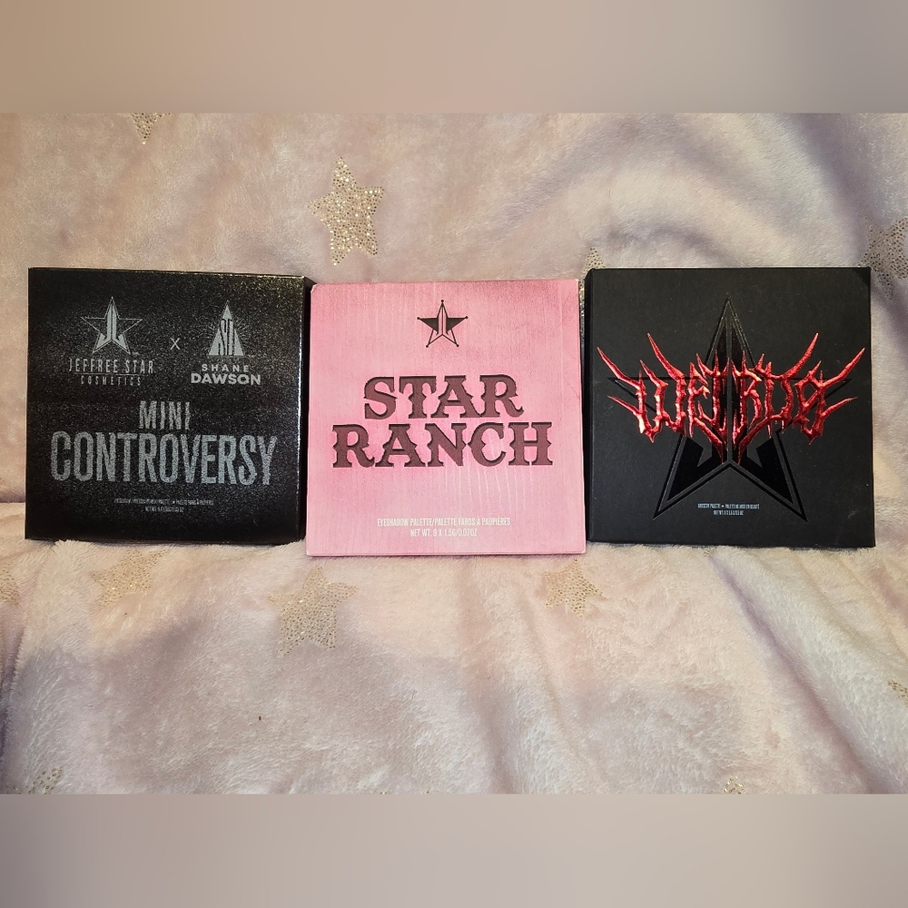 Jeffree Star Makeup Pallets Your Choice Mini Controversy, Star Ranch, Weirdo